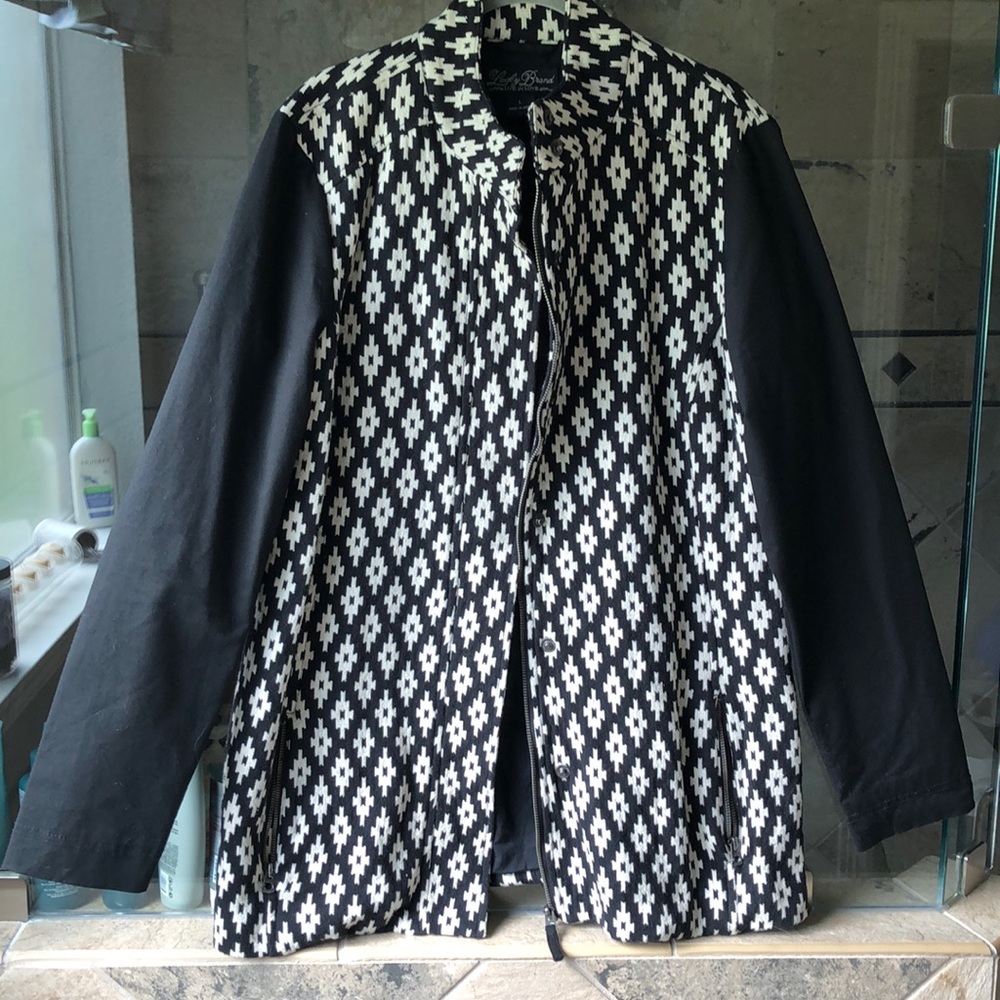 Lucky Brand Geometric Pattern Jacket